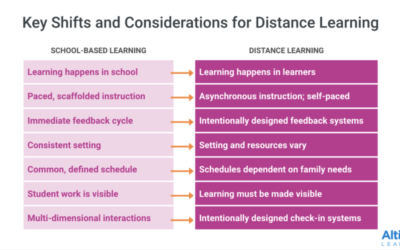 How Can We Make the Most of Synchronous and Asynchronous Time in Distance Learning?